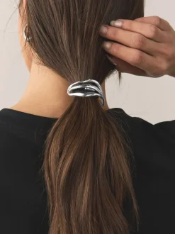 Zilverkleurig - Metal Hair Bobble