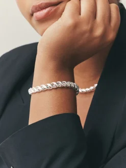 Zilverkleurig - Smooth Chain Bracelet