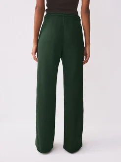 Zilverspar Groen - Nike Sportswear Phoenix Fleece High Waisted Wide Leg Joggers