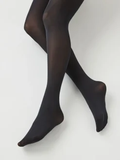 Zwart - 80 denier ondoorschijnende panty