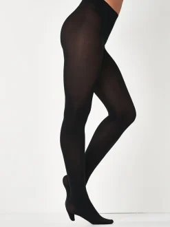 Zwart - 100 denier ondoorschijnende panty
