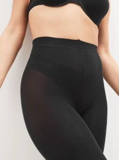Zwart - 150 denier ondoorzichtige panty