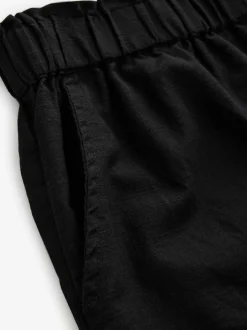 Zwart - 100% katoenen Bermuda-shorts