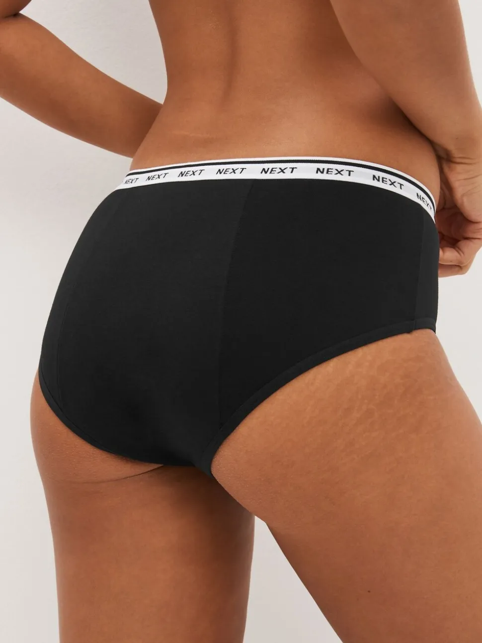 Zwart - 2 menstruatieslips voor hevige bloeding