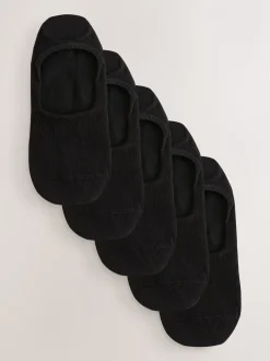 Zwart - 5 Paar footsies