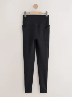 Zwart - Active Reflective Print Sports Leggings