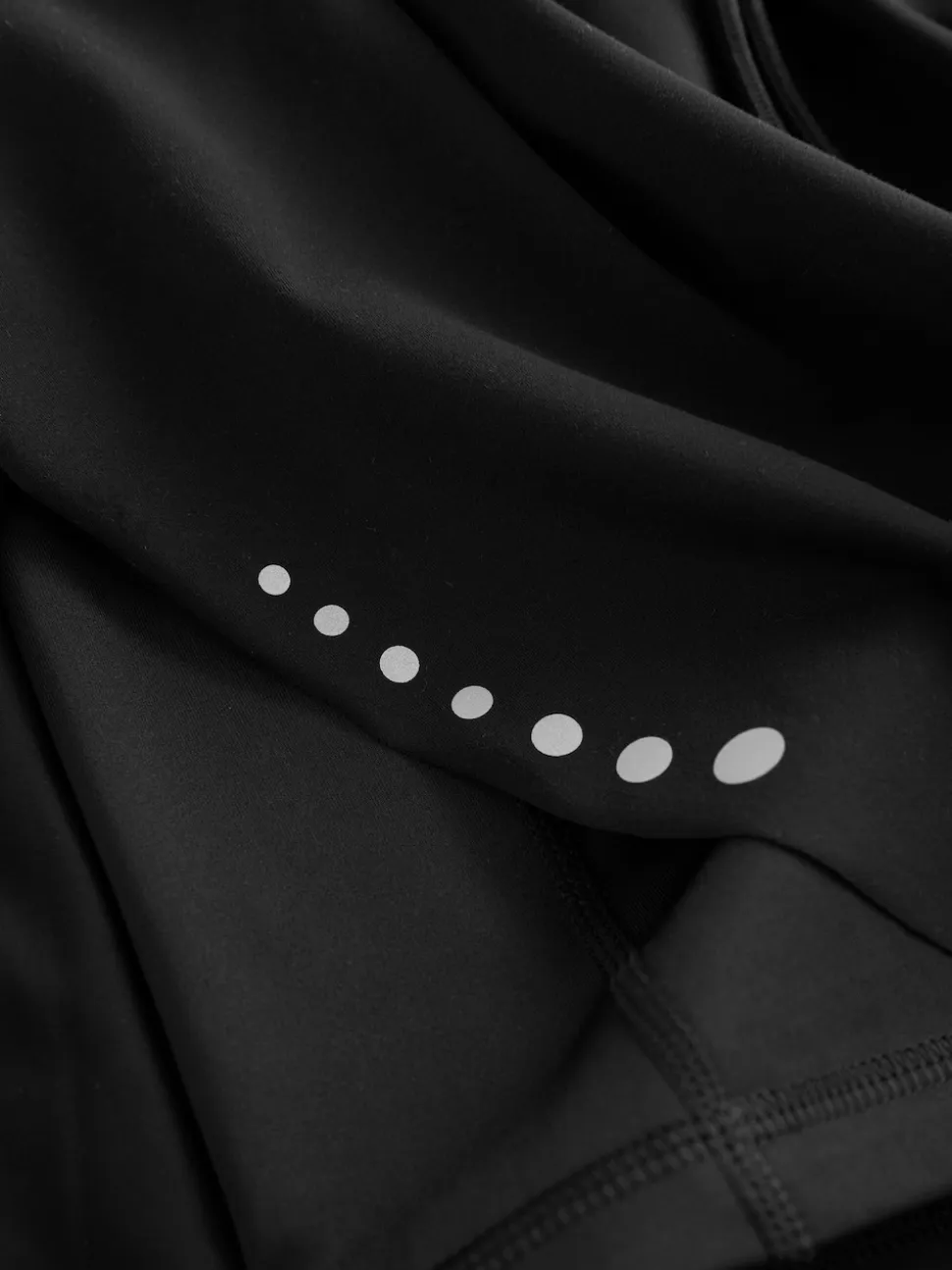 Zwart - Active Sports Hardloopshorts met jerseylagen en zakken