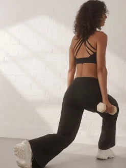 Zwart - Active Ultimate Wijde pijpen Broek