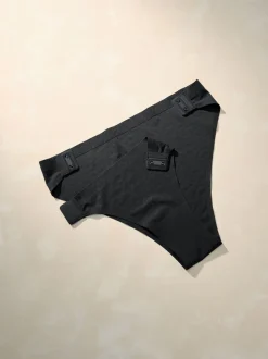 Zwart - Adaptive Animal Jacquard Knickers
