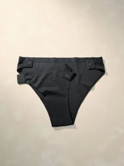 Zwart - Adaptive Animal Jacquard Knickers