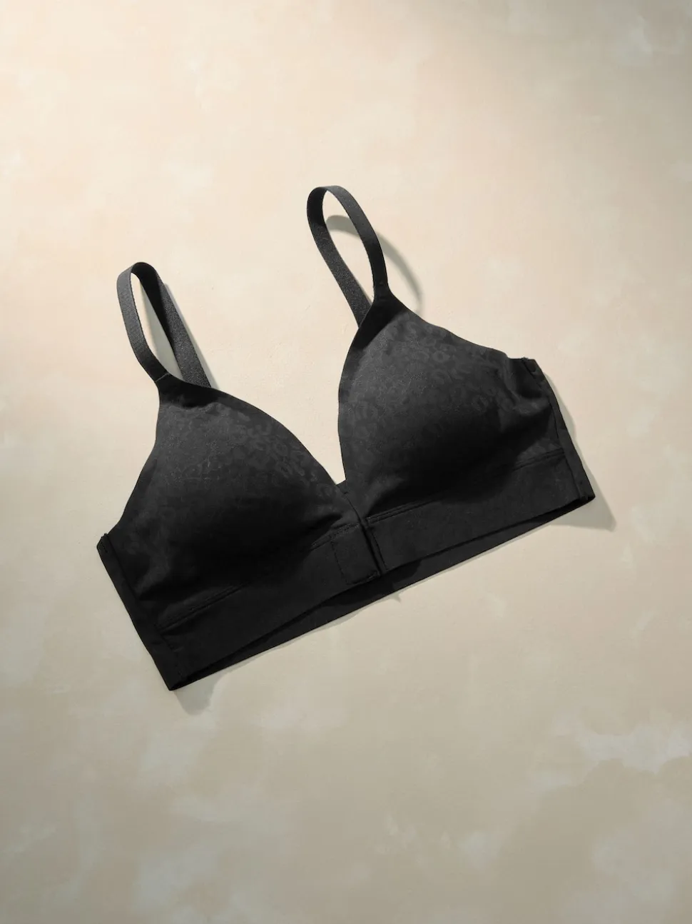 Zwart - Adaptive Animal Jaquard Bralette
