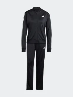 Zwart - adidas Essentials trainingspak met 3 strepen