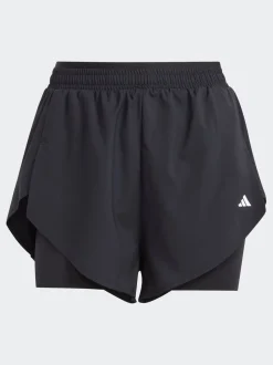 Zwart - Adidas 2-in-1 trainingsshort