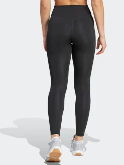 Zwart - adidas Optime Essentials legging met opbergzakje en volledige lengte