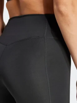 Zwart - adidas Optime Essentials legging met opbergzakje en volledige lengte
