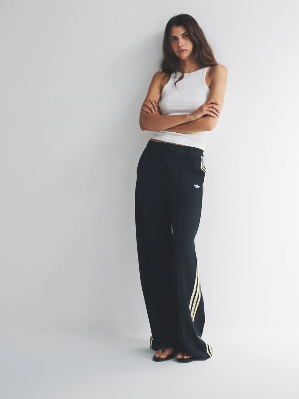 Zwart - adidas Originals Manager Tailored Trousers