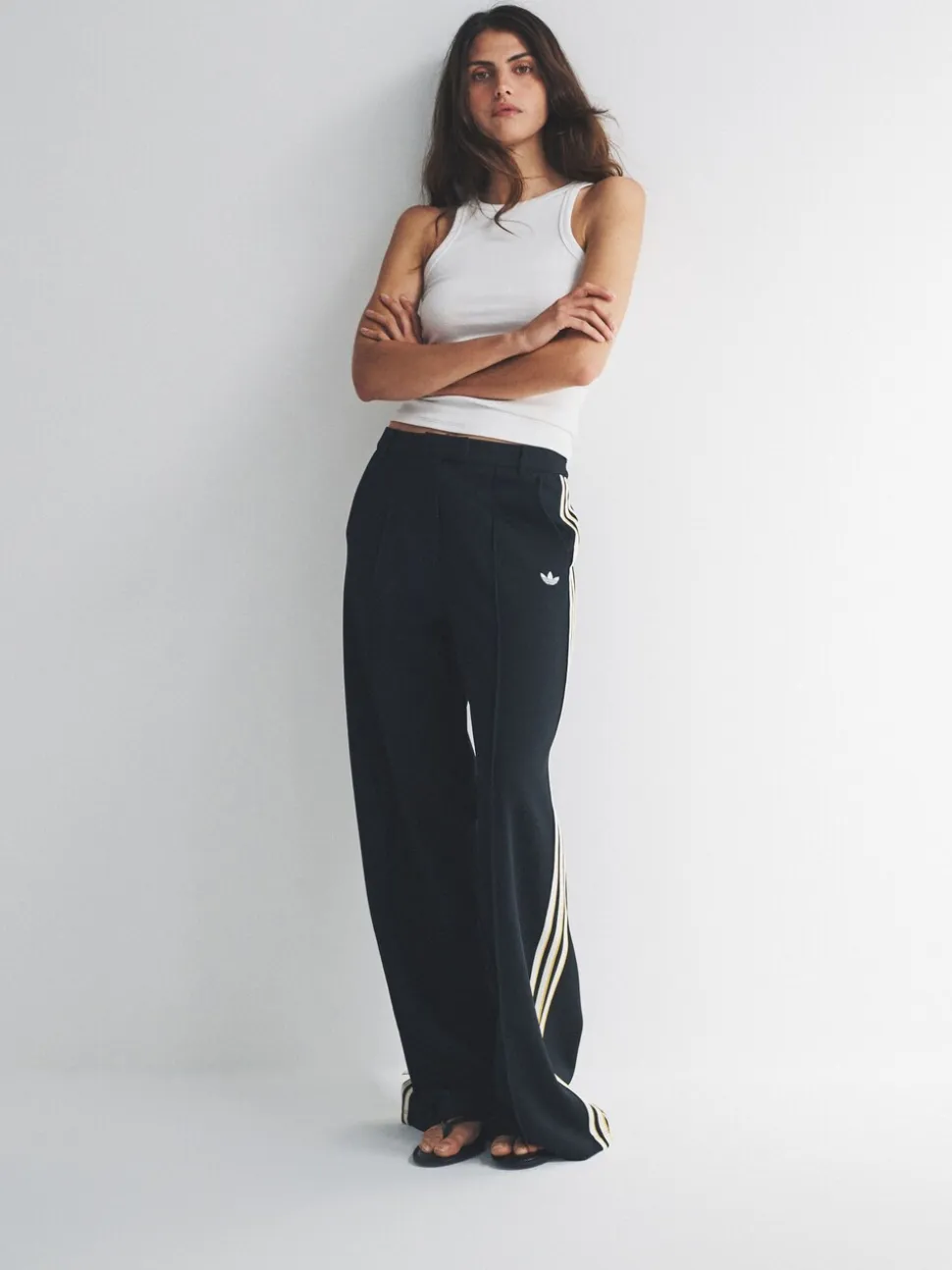 Zwart - adidas Originals Manager Tailored Trousers
