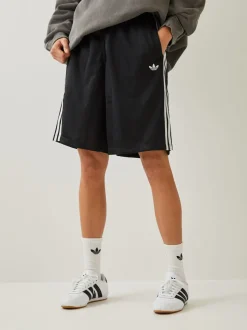 Zwart - adidas Originals 3-Stripes Jaquard Shorts