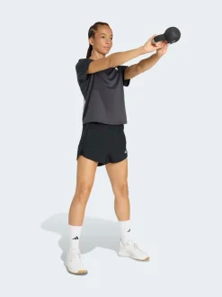 Zwart - adidas Workout Essentials 2In1 Shorts