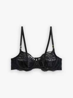 Zwart - A-E Lace Bra