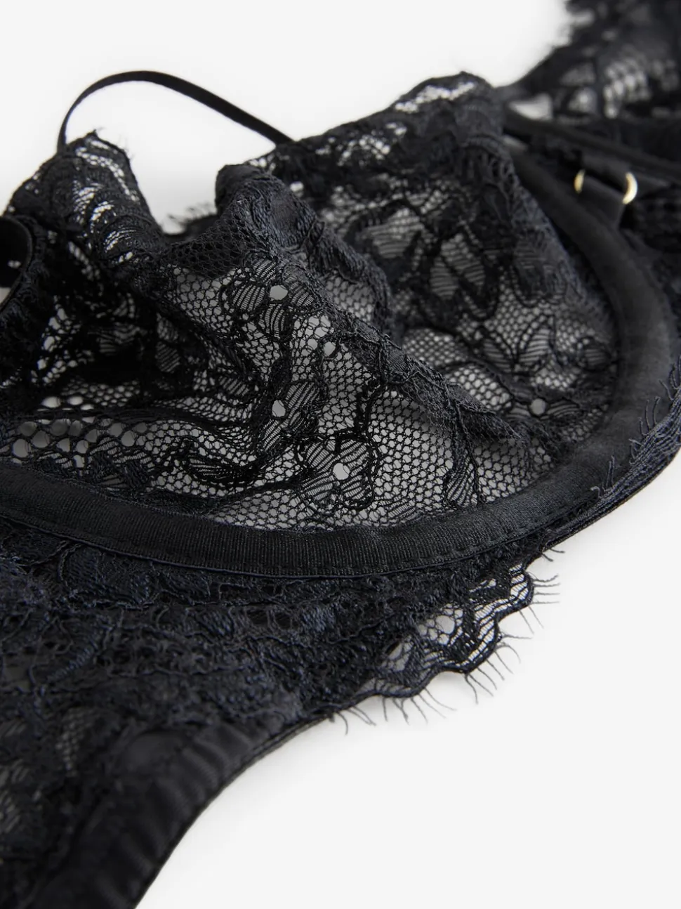 Zwart - A-E Lace Bra