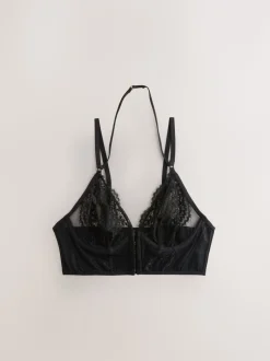 Zwart - A-E Lace Bra