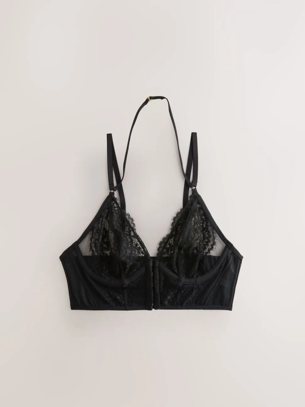 Zwart - A-E Lace Bra