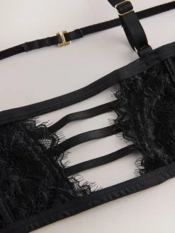 Zwart - A-E Lace Bra