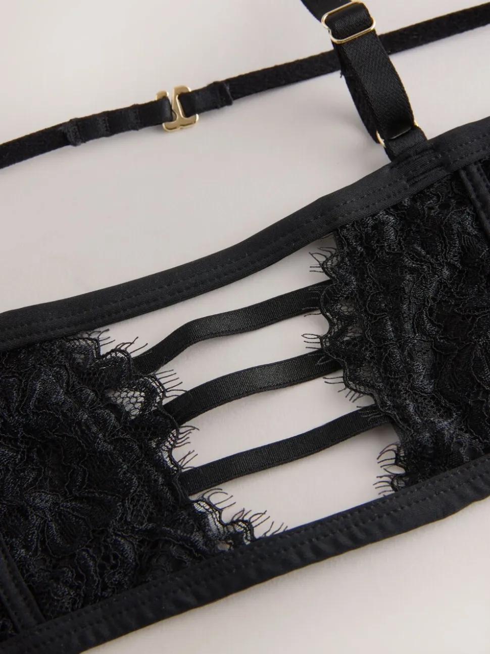 Zwart - A-E Lace Bra