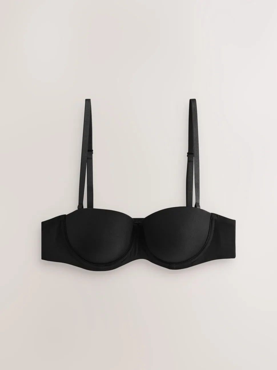 Zwart - A-E push-up multiway beha zonder bandjes