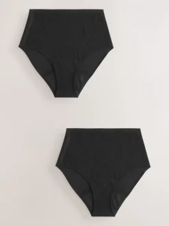 Zwart - Anti-lek slipjes set van 2
