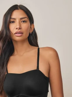 Zwart - Bandeau dijvormende shapewear