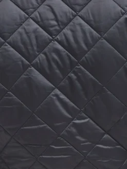 Zwart - Barbour® - Deveron in schuine ruit doorgestikt lichtgewicht jack