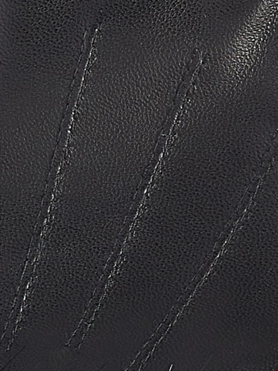 Zwart - Barbour® - Leren handschoenen met imitatiebontrand