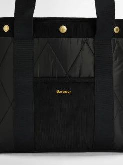 Zwart - Barbour® Healy gewatteerde shoppertas