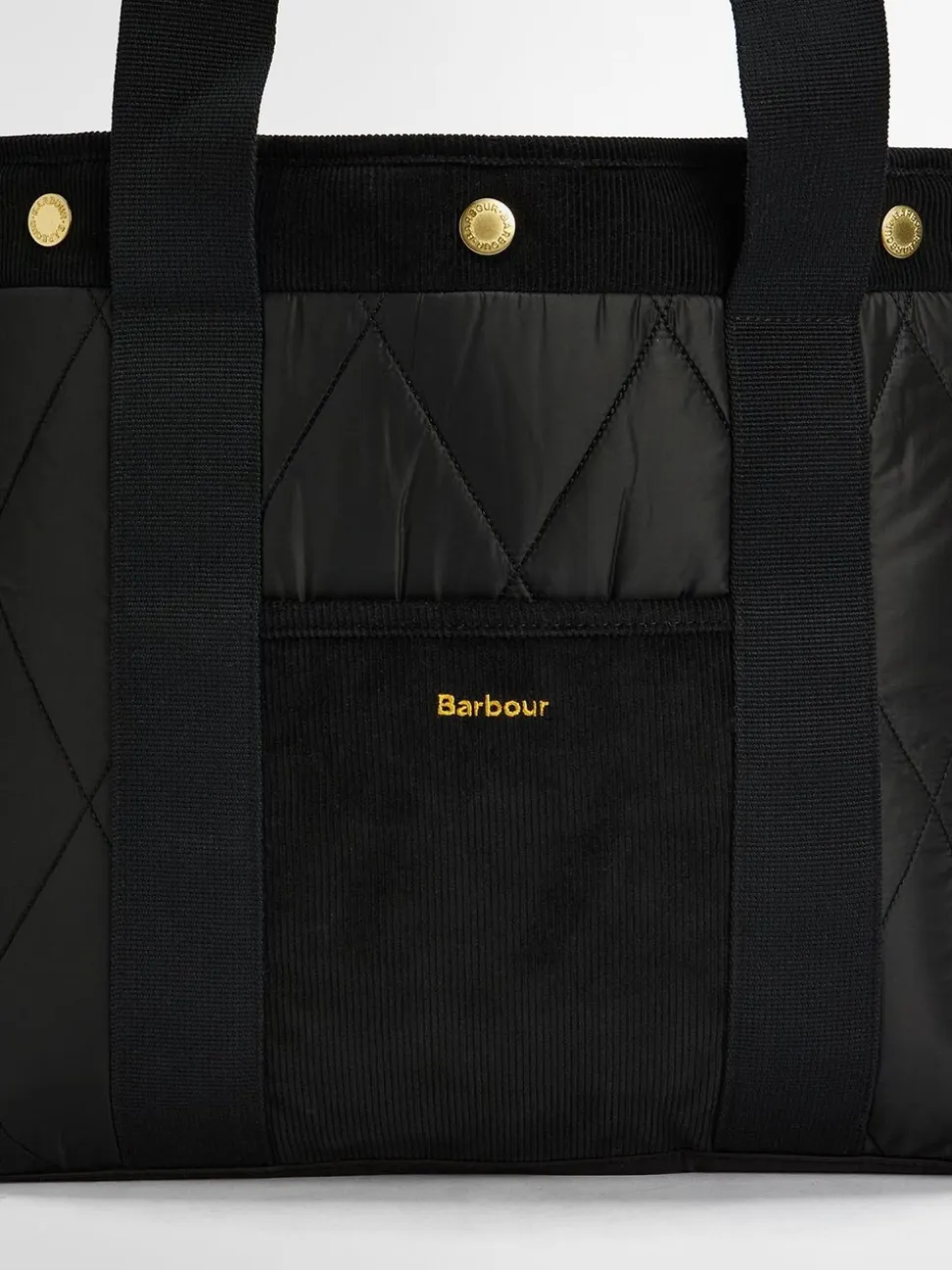 Zwart - Barbour® Healy gewatteerde shoppertas