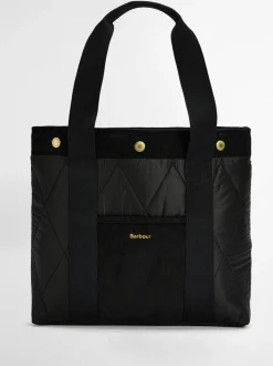 Zwart - Barbour® Healy gewatteerde shoppertas