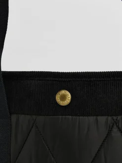 Zwart - Barbour® Healy gewatteerde shoppertas