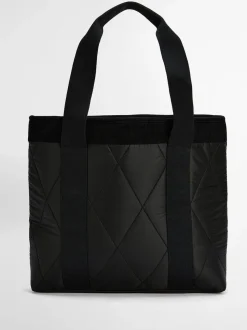 Zwart - Barbour® Healy gewatteerde shoppertas
