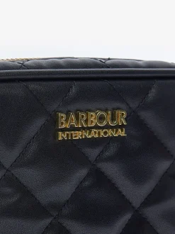Zwart - Barbour® International gewatteerde Sloane crossbodytas