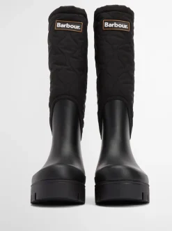 Zwart - Barbour® Marnie Quilted Tall Wellington Boots