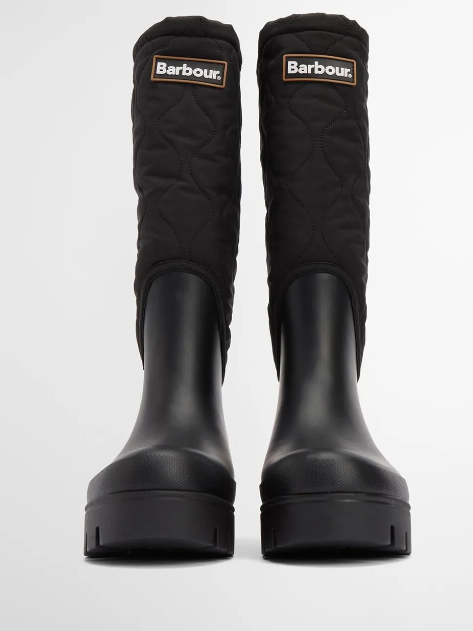 Zwart - Barbour® Marnie Quilted Tall Wellington Boots