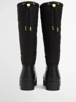 Zwart - Barbour® Marnie Quilted Tall Wellington Boots