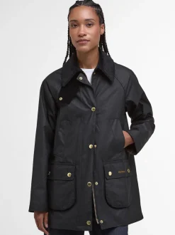 Zwart - Barbour® Modern Beadnell Wax Jacket