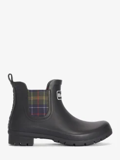 Zwart - Barbour® Tartan Check Kingham Chelsea Wellington Boots