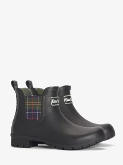 Zwart - Barbour® Tartan Check Kingham Chelsea Wellington Boots
