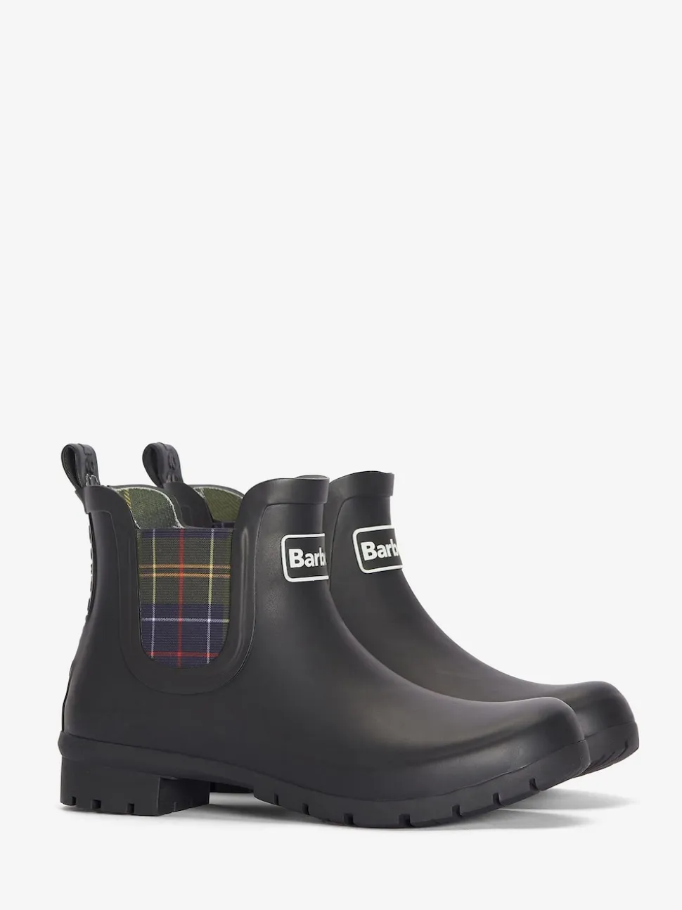 Zwart - Barbour® Tartan Check Kingham Chelsea Wellington Boots