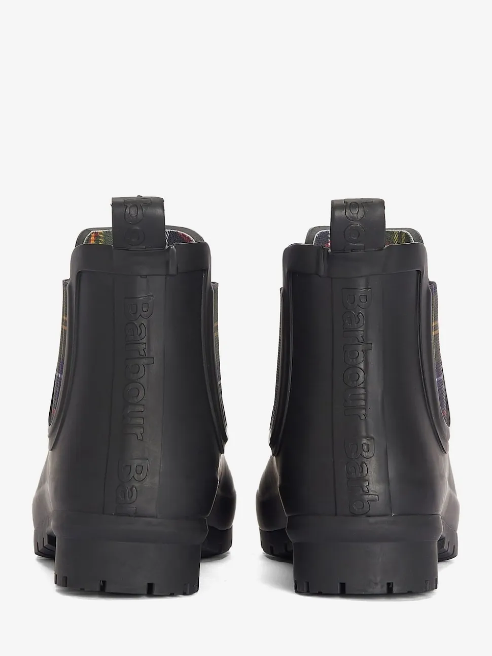 Zwart - Barbour® Tartan Check Kingham Chelsea Wellington Boots