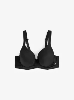 Zwart - B-G Active sportbeha met hoge impact, Dry Tech, beugelbeha met volle cups