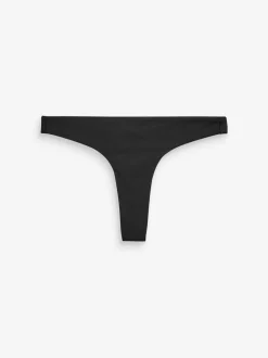 Zwart - Bikinibroekje met string